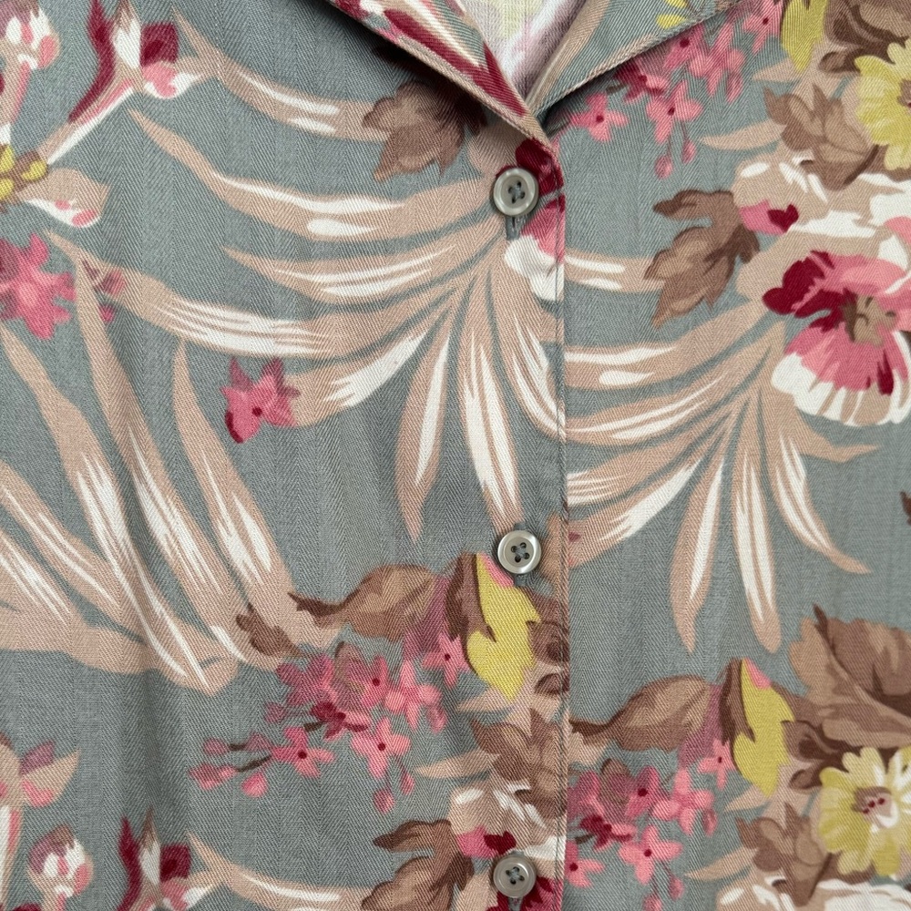 ISLANDER HAWAIIAN SHIRT. WOMENS BUTTON UP TROPICAL SHORT SLEEVE SHIRT. LIKE NEW - Picture 7 of 14